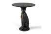 Miniature Table d'appoint en résine noir Panther 1
