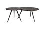 Miniature Table d'appoint en teck brun Webster Détouré