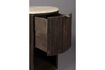 Miniature Table d'appoint en travertin brun Marlow 4