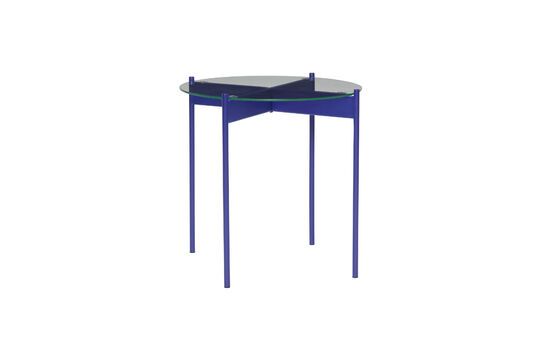 Table d'appoint en verre bleu Beam Détouré