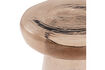 Miniature Table d'appoint en verre brun Loma 3