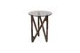 Miniature Table d'appoint en verre brun Nania Détouré
