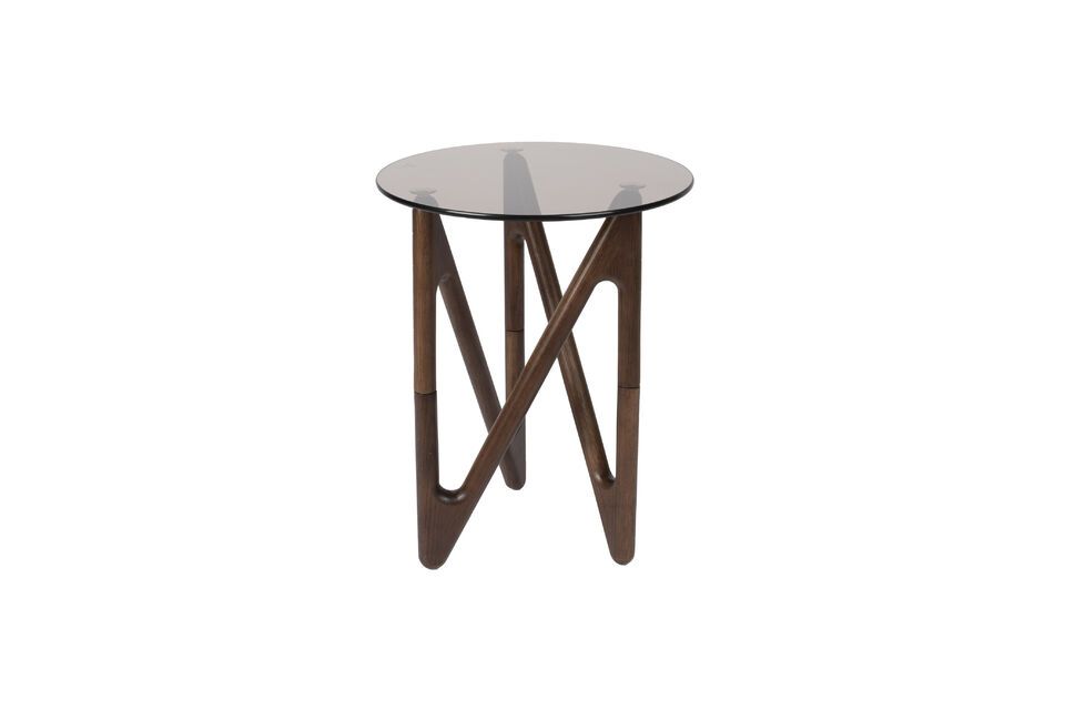 Table d'appoint en verre brun Nania DutchBone