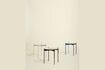 Miniature Table d'appoint en verre noir Beam 2