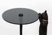 Miniature Table d'appoint en verre noir Cute Cate 4