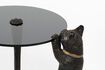 Miniature Table d'appoint en verre noir Cute Cate 5
