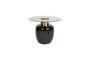 Miniature Table d'appoint en verre trempé beige Mohra Détouré