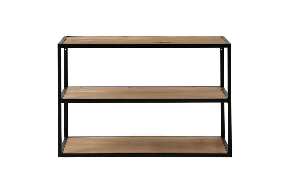 Une table d'appoint / étagère au style industriel