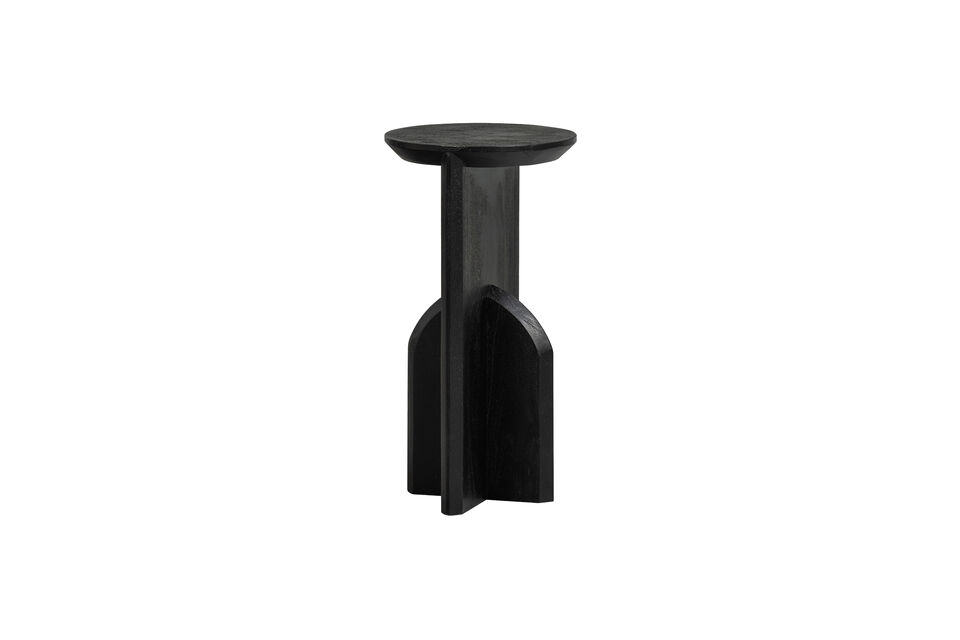 Table d'appoint étroite acacia noir Kioni Woood
