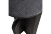 Miniature Table d'appoint étroite acacia noir Kioni 5