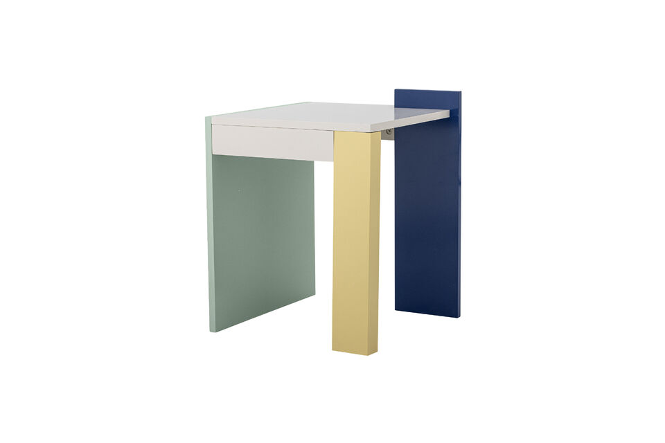 Table d'appoint multicolore en MDF Banjo - 5