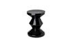 Miniature Table d'appoint noir Zig Zag 1