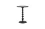 Miniature Table d'appoint noire en aluminium Anka Détouré