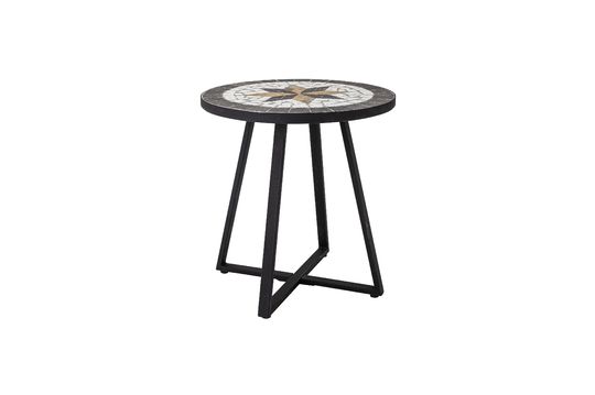 Table d'appoint noire en pierre Inaz