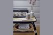 Miniature Table d'appoint noire en rotin Loue 2