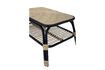 Miniature Table d'appoint noire en rotin Loue 7