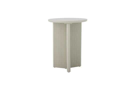 Voir la fiche produit table d'appoint Ø40 cm en bois de sapin blanc Edith Table d'appoint Ø40 cm en bois de sapin blanc Edith