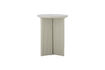 Miniature Table d'appoint Ø40 cm en bois de sapin blanc Edith 5