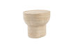 Miniature Table d'appoint ovale en béton beige Noble 14