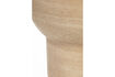 Miniature Table d'appoint ovale en béton beige Noble 17