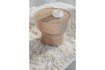 Miniature Table d'appoint ovale en béton beige Noble 7