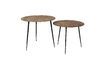 Miniature Table d'appoint Pepper marron 45 centimètres 9