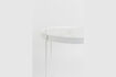 Miniature Table d'appoint ronde 43 cm effet marbre blanc Cupid 8