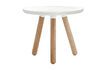 Miniature Table d'appoint ronde composite blanc Tablo 1