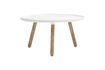 Miniature Table d'appoint ronde composite blanc Tablo 4