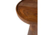 Miniature Table d'appoint ronde en acacia marron Floss 4