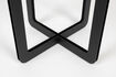 Miniature Table d'appoint ronde en acier noire Centre 7