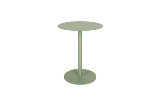 Table d'appoint ronde en acier vert Snow Détouré