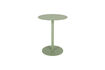 Miniature Table d'appoint ronde en acier vert Snow 1