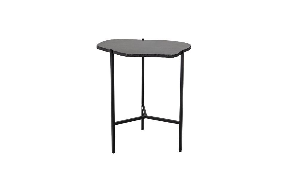 Table d'appoint Svea noire en marbre Bloomingville