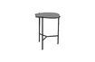 Miniature Table d'appoint Svea noire en marbre 2