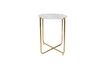 Miniature Table d'appoint Timpa en marbre blanc 8