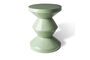 Miniature Table d'appoint vert olive Zig Zag Détouré