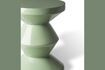 Miniature Table d'appoint vert olive Zig Zag 2