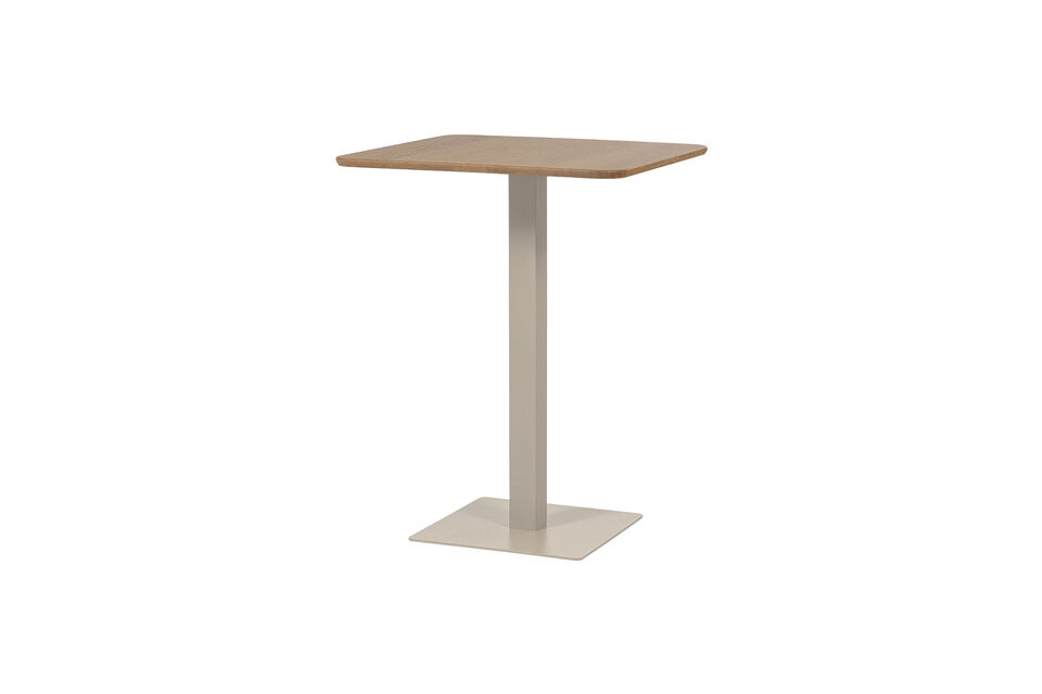 Table de bar 79x79 cm chêne transparent Tablo Woood