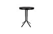 Miniature Table de bar Maze ronde finition noire 1