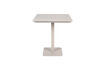 Miniature Table de bistro carrée en aluminium blanc Vondel 1