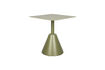 Miniature Table de bistrot carrée en métal vert Fabby 2