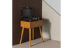 Miniature Table de chevet/appoint 65x57 cm Bois brun Nelo 2