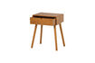 Miniature Table de chevet/appoint 65x57 cm Bois brun Nelo 5