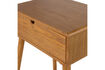 Miniature Table de chevet/appoint 65x57 cm Bois brun Nelo 7
