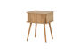 Miniature Table de chevet droit MDF/pin naturel Karri Détouré