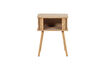 Miniature Table de chevet droit MDF/pin naturel Karri 6