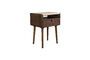 Miniature Table de chevet en bois beige Arda Détouré