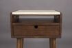 Miniature Table de chevet en bois beige Arda 3