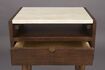 Miniature Table de chevet en bois beige Arda 4